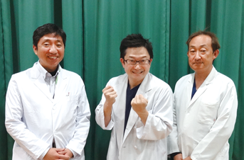 左から松本 拓郎先生、小関 道夫先生、石原 正志先生​